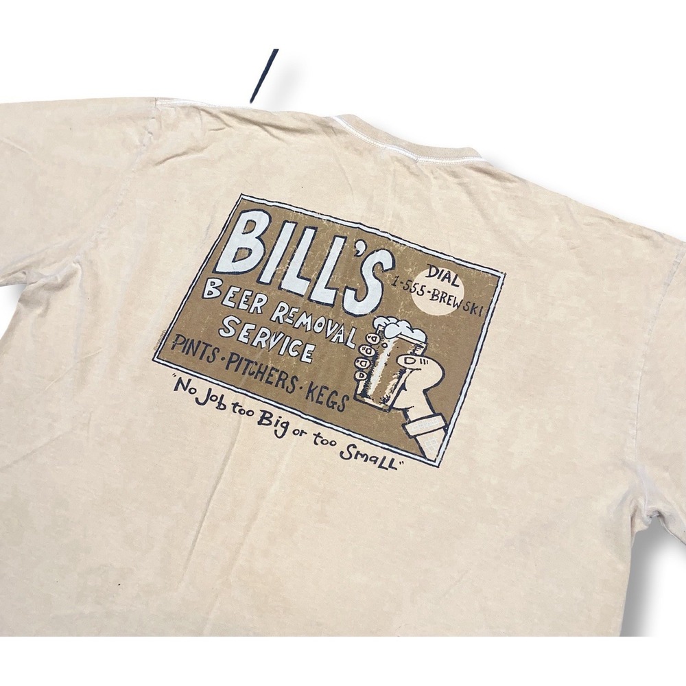 Crazy Shirts Hawaii Beer T Shirt Mens XXL Bills Beer Removal Graphic Tee Dyed - Picture 6 of 9